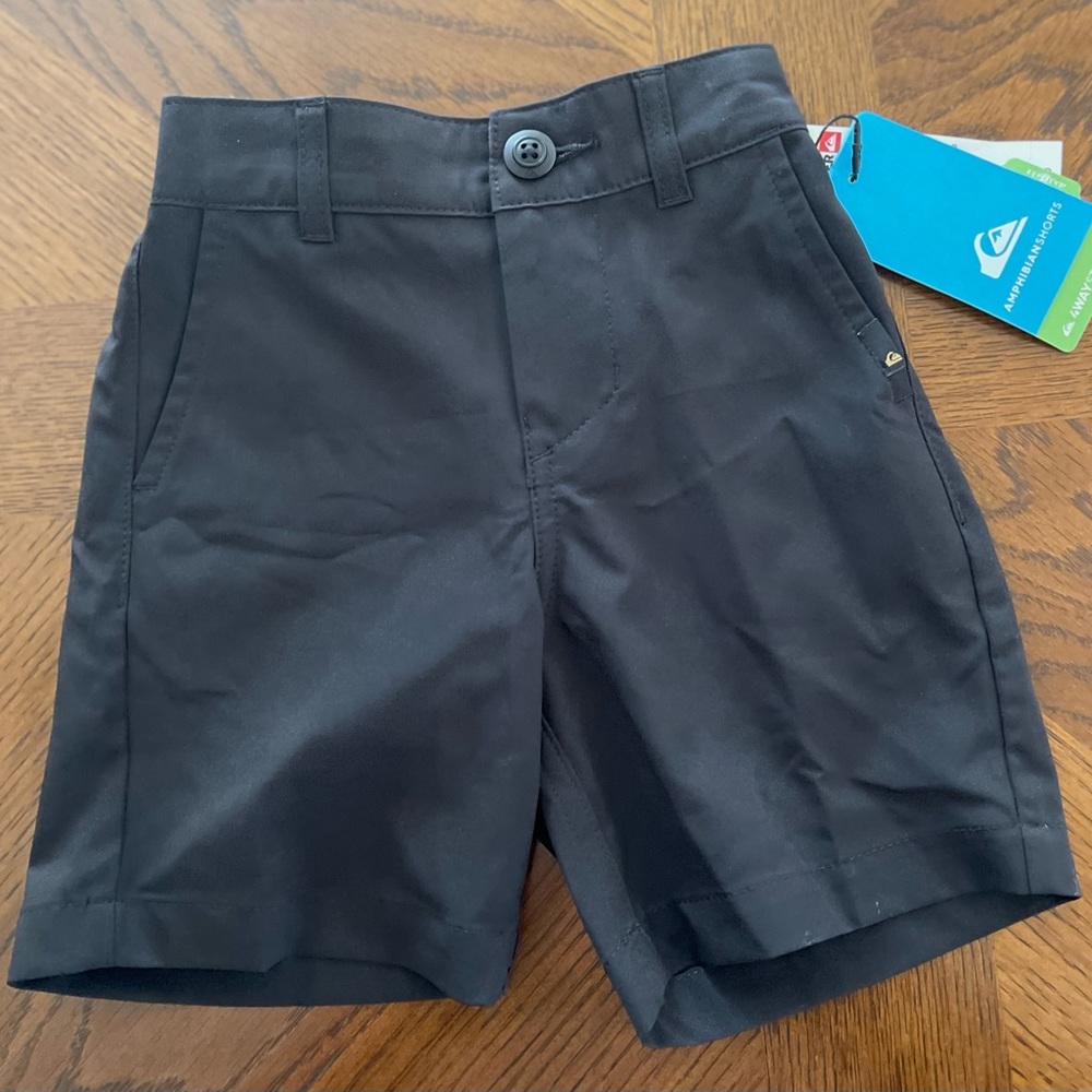 Quicksilver Boys Amphibian Black Shorts size 3